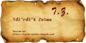 Török Zelma névjegykártya